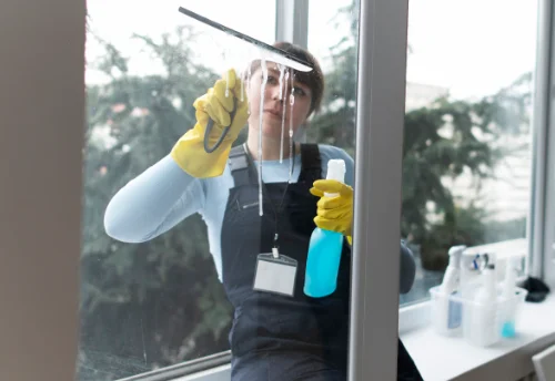 Nettoyage de vitres intérieures et extérieures à Saint-Germain-l'Herm